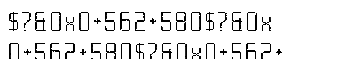 Pro55ing Regular Font OTHER CHARS