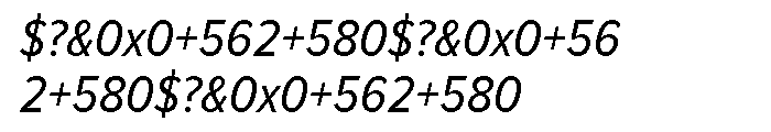Proxima Nova Cond Regular Italic Font OTHER CHARS