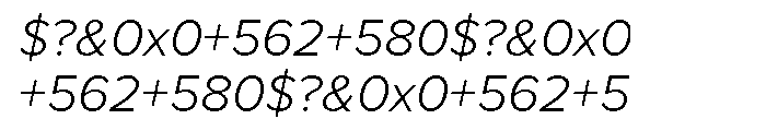Proxima Nova Light Italic Font OTHER CHARS