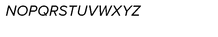 Proxima Nova Regular Italic Font UPPERCASE