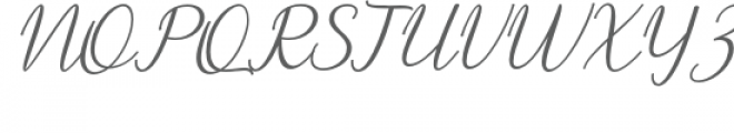 Prestiquen Script Slant Bold Font UPPERCASE