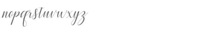 Princella Script Font LOWERCASE