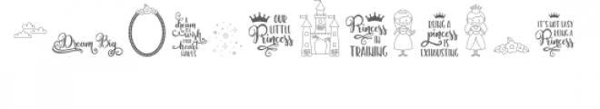 princess dingbats font Font UPPERCASE