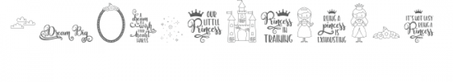 princess dingbats font Font LOWERCASE