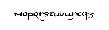 Prophecy (plain) Font LOWERCASE