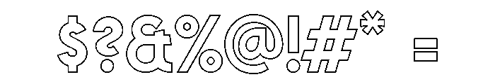 Praliner Stroke Bold Font OTHER CHARS
