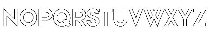 Praliner Stroke Bold Font UPPERCASE