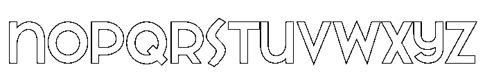 Praliner Stroke Bold Font LOWERCASE