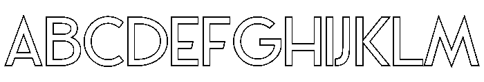Praliner Stroke Medium Font UPPERCASE