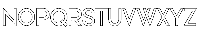 Praliner Stroke Medium Font UPPERCASE