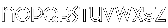 Praliner Stroke Medium Font LOWERCASE