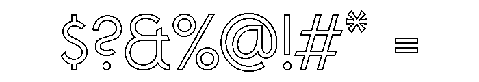 Praliner Stroke Font OTHER CHARS