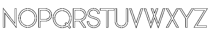 Praliner Stroke Font UPPERCASE