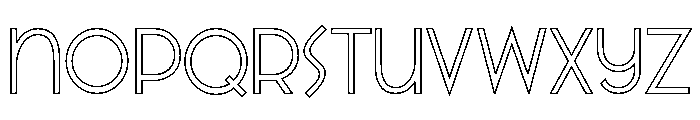 Praliner Stroke Font LOWERCASE