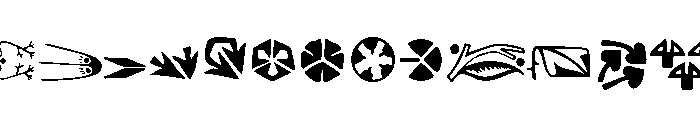 Preissig Extras Font UPPERCASE