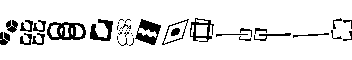 Preissig Extras Font UPPERCASE