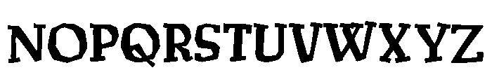 Preissig Lino Font UPPERCASE