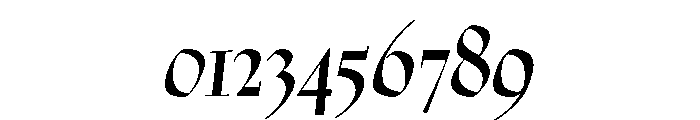 Preissig Regular Italic Font OTHER CHARS