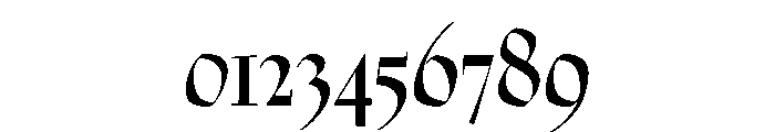 Preissig Regular Font OTHER CHARS