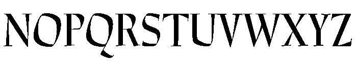 Preissig Regular Font UPPERCASE