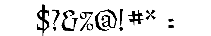 Preissig Roman Font OTHER CHARS