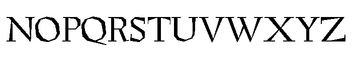 Preissig Roman Font UPPERCASE