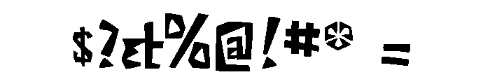 Preissig Scrape Font OTHER CHARS
