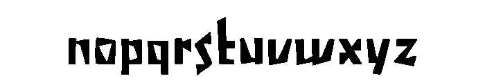 Preissig Scrape Font LOWERCASE