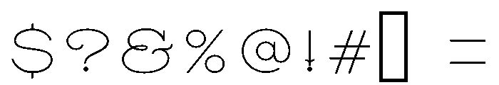 Preta Capitals Light Font OTHER CHARS