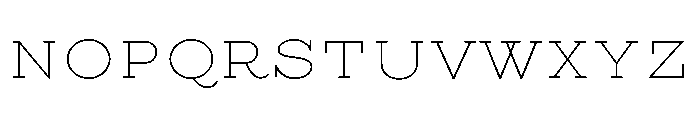 Preta Capitals Light Font LOWERCASE