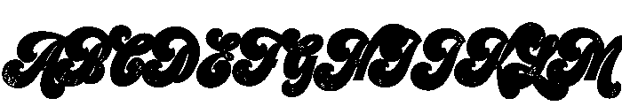 Preta Script Printed Font UPPERCASE