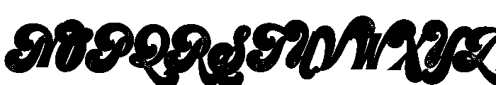 Preta Script Printed Font UPPERCASE
