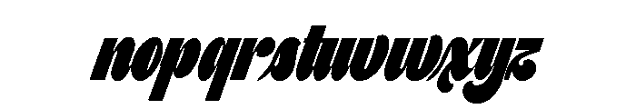 Preta Script Small Font LOWERCASE