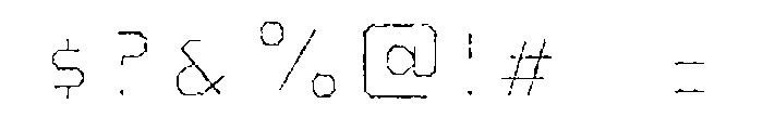 Pretender Inline Pressed Bold Font OTHER CHARS