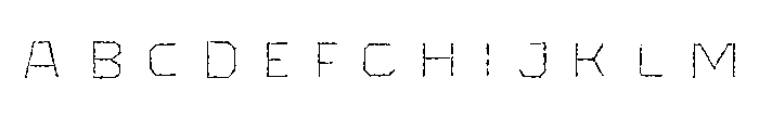 Pretender Inline Pressed Bold FONT