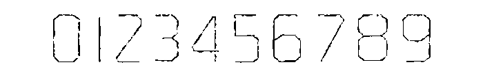 Pretender Inline Pressed Light Font OTHER CHARS