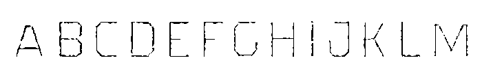 Pretender Inline Pressed Light FONT