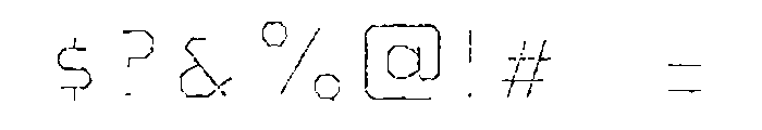Pretender Inline Pressed Medium Font OTHER CHARS