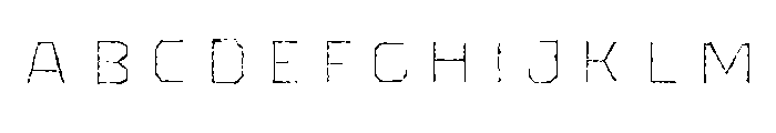 Pretender Inline Pressed Medium FONT