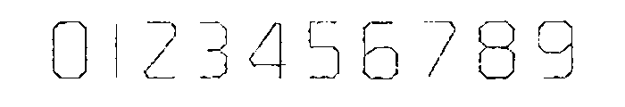 Pretender Inline Pressed Regular Font OTHER CHARS