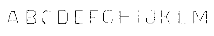 Pretender Inline Pressed Regular FONT