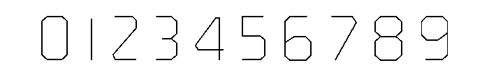 Pretender Inline Regular Font OTHER CHARS