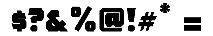Pretender Sans Bold Font OTHER CHARS