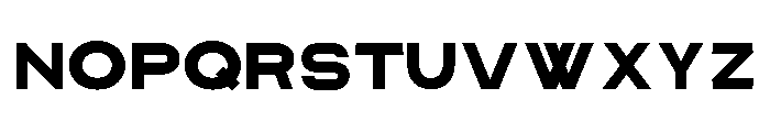 Pretender Sans Expanded Bold Font UPPERCASE