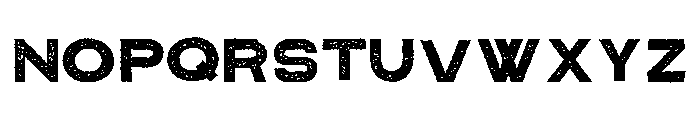 Pretender Sans Expanded Pressed Bold Font UPPERCASE