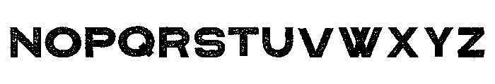 Pretender Sans Expanded Pressed Bold Font LOWERCASE