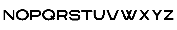 Pretender Sans Expanded Regular Font UPPERCASE