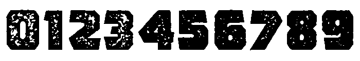 Pretender Sans Pressed Bold Font OTHER CHARS