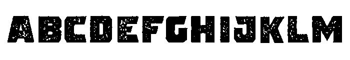 Pretender Sans Pressed Bold Font UPPERCASE