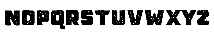 Pretender Sans Pressed Bold Font UPPERCASE